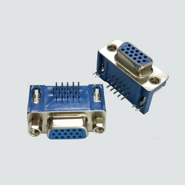 D-SUB P.C.B  Female Three Row   Right Angle  Type(Stamed PIN)