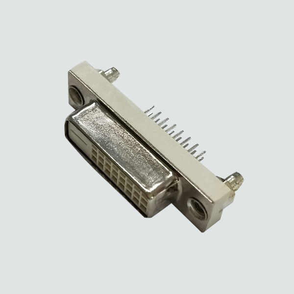 DVI 24+0 Female straight,6.8mm Type(Stamed PIN)