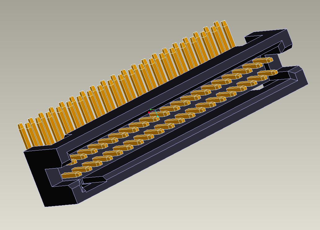 1.27mm*1.27mm Box Header right angle H=5.7