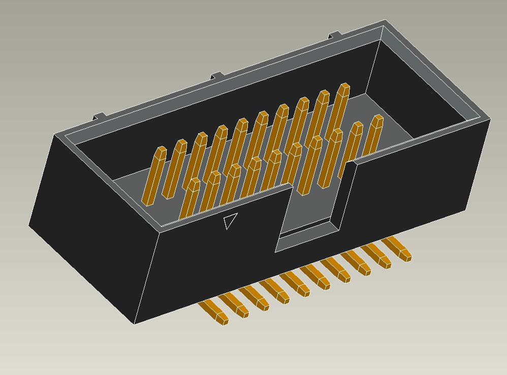 1.27*2.54mm Box Header SMT H=5.9