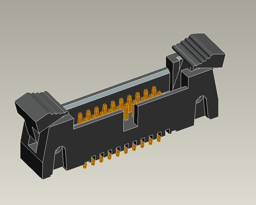 1.27mm Ejector header straight type