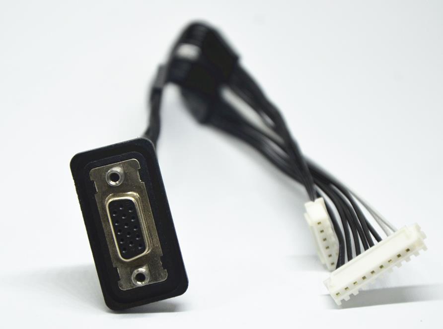 15pin female waterproof VGA cable