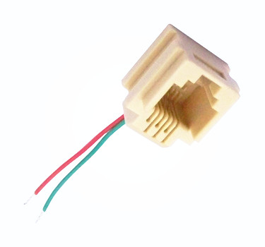 RJ11 JACK 6P2C with cable