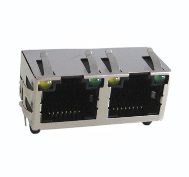 RJ45 JACK 1X2 LED Model